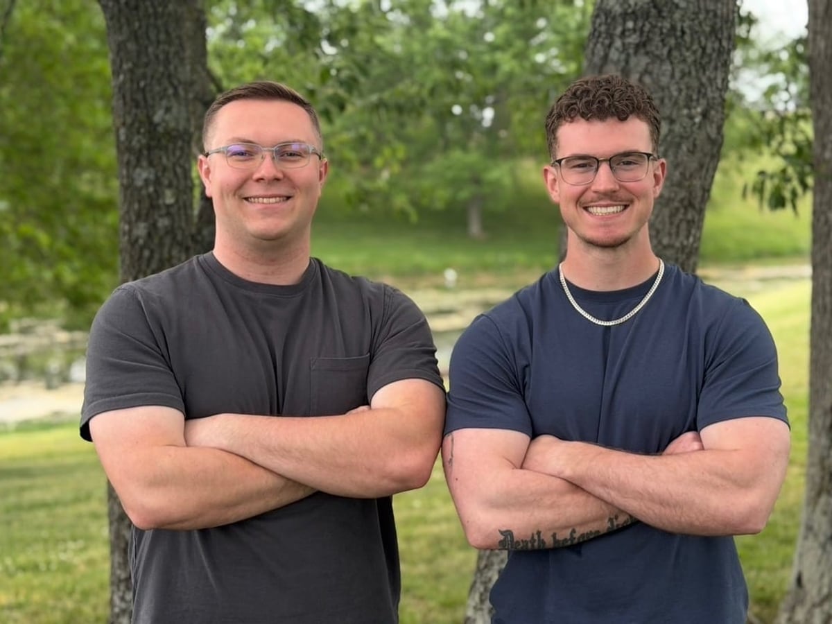 Christian and Tyler, owners and Kentucky Army National Guard soldiers.